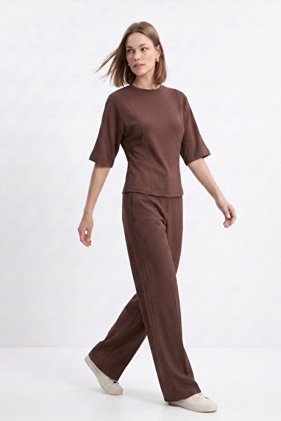 Rays Set pantaloni maro cu jumătate de mânecă 18000