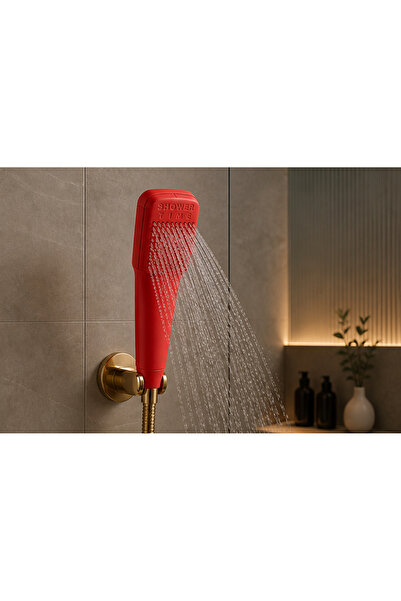 MurayTekno SHOWER TIME Renkli Duş Başlığı | Güçlü Su Akışı | Modern Tasarım E...