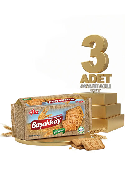 Afia Başakköy Tam Buğdaylı Bisküvi 3x110 Gr