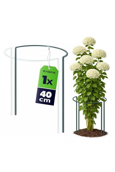 KADAX Țăruș de grădină, semicircular, 40 cm, oțel, verde, 1 buc.