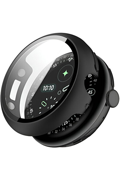 Techsuit Husa pentru Google Pixel Watch 4 41mm + Folie - Defense360 Pro - Black