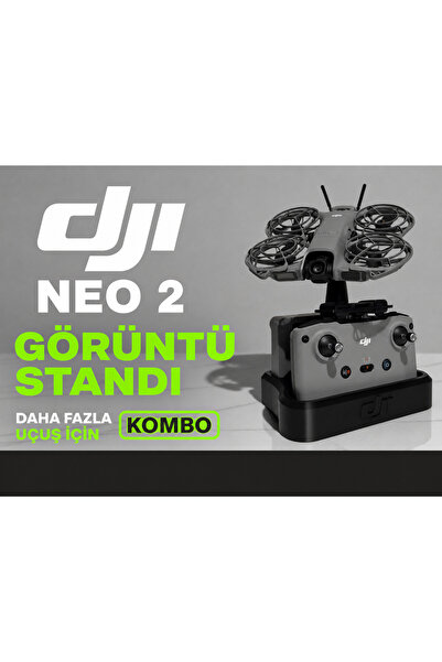 Print Zone DJI Neo 2 Uyumlu Drone, Kumanda ve Şarj İstasyonu ve Sergileme Sta...