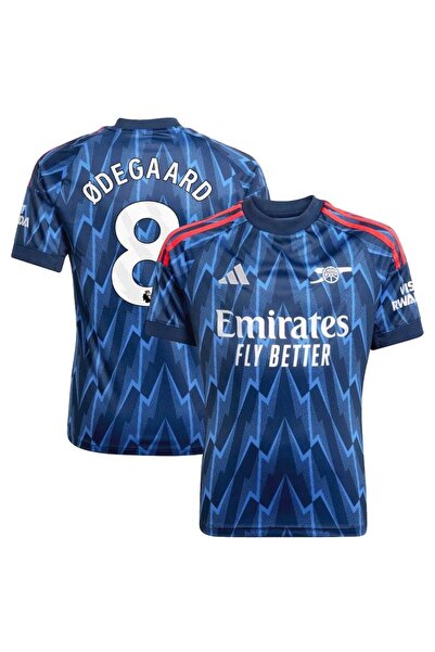 BYSPORTAKUS Arsenal 2025-26 Yeni Sezon Martin Ødegaard Deplasman Forması (New...
