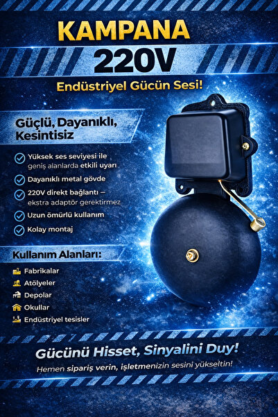 LinaS Kampana zil çan işyeri paydos mola zili