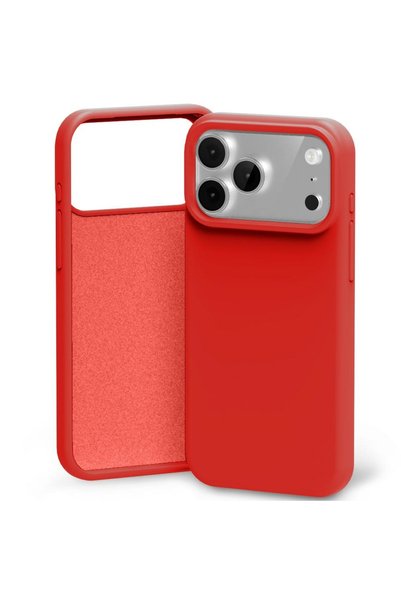 Mercury Goospery Husă de silicon Mercury pentru iPhone 17 Pro Max, Roșu, Căpt...