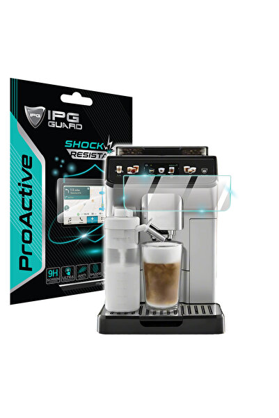 Ipg واقي شاشة 9H Nano ProActive لشاشة عرض ماكينة الإسبريسو De'Longhi Eletta E...