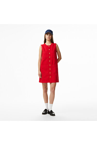 Tommy Hilfiger Kadın Turuncu Elbise