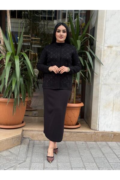 CARLA CARMELİTA Viscose Knitted Cardigan