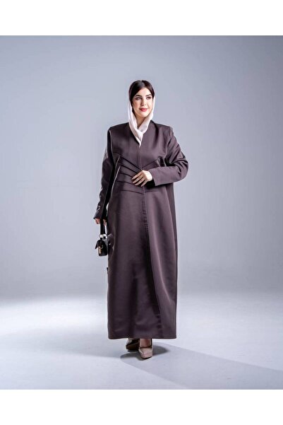 elegant hijab بليزر رمادي فحمي