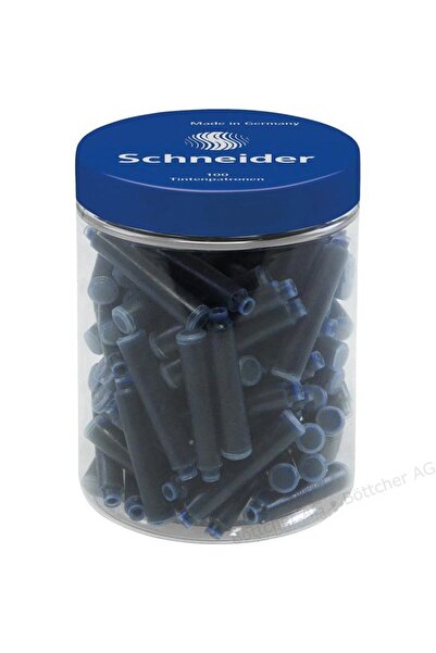 SCHNEIDER Πατροάνες SCHNEIDER, 100 τεμάχια/πλαστικό δοχείο με καπάκι - μπλε β...