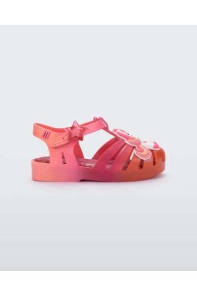Mini Melissa Kız Çocuk Unicorn Sim Detaylı Sandalet 22-27 TURUNCU-BEYAZ
