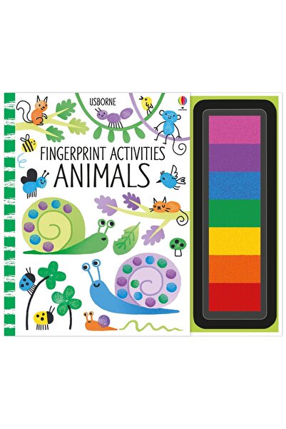 Usborne Activități cu amprente digitale Animale