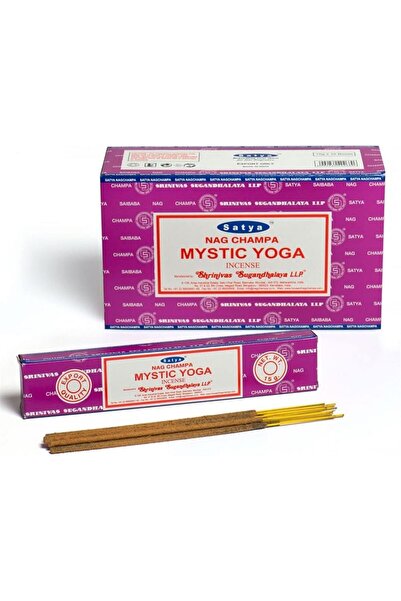 SATYA TÜTSÜ Nag Champa Mystic Yoga DOĞAL TÜTSÜ