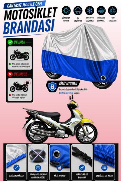 Cemku Twin Top Gray - Bottom Blue Arora Ar 100-B Compatible Engine Tarpaulin,...