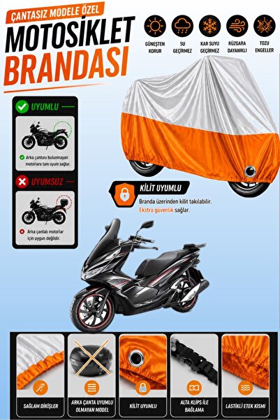 Cemku Twin غطاء محرك متوافق مع Kymco Grand Dink 250i باللون الرمادي من الأعلى...