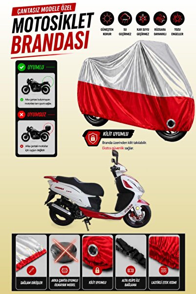 Cemku Twin Top Gray - Bottom Red Arora Ar 150 T8-H Joker Compatible Engine Co...