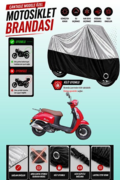 Cemku Twin Top Gray - Bottom Black Kanuni Tigrina 50 Compatible Engine Tarpau...
