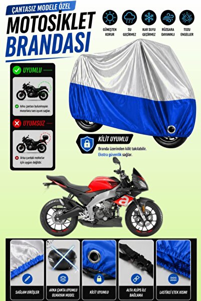 Cemku Twin غطاء محرك متوافق مع Aprilia Tuono 660 باللون الرمادي من الأعلى وال...