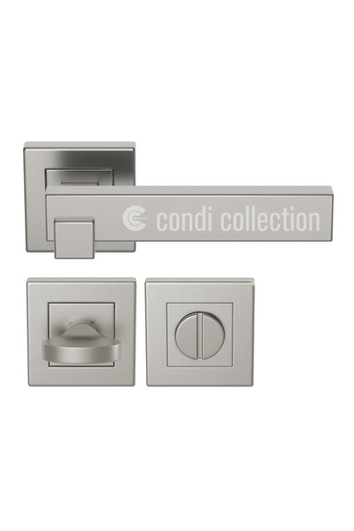 Condi Collection 2091K مقبض باب من الفولاذ المقاوم للصدأ من الساتان WC