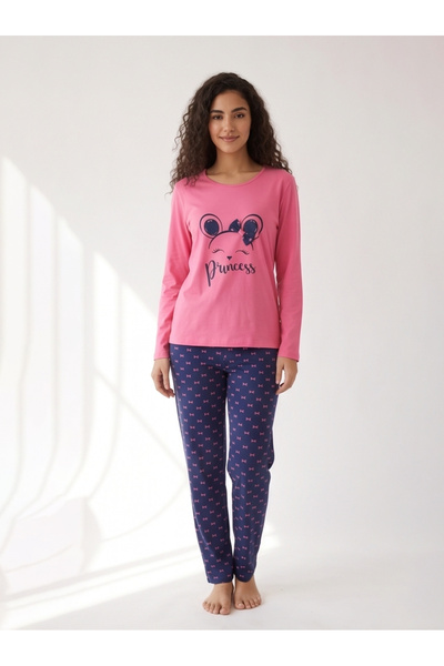 Bousni 2 Piece Shirt and Pajama Cotton Outfit, Soft Summer Loungewear/ Nightwear