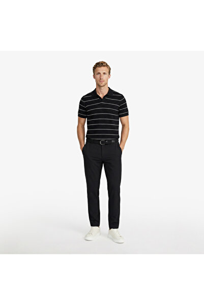 Nautica Erkek Siyah Slim Fit Su İtici Pantolon