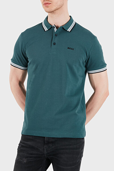 BOSS Pamuklu Regular Fit Düğmeli Polo Erkek POLO 50469055 356