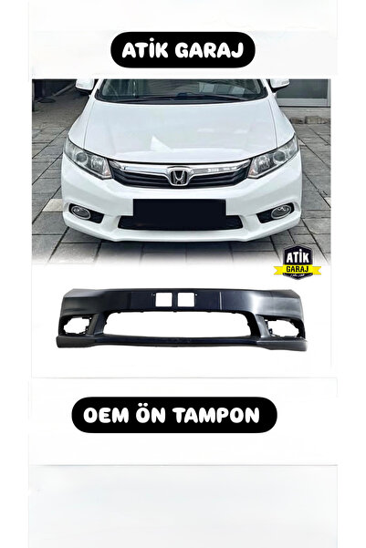 ATİK GARAJ HONDA CİVİC 2012 - 2015 FB7 ÖN TAMPON OEM
