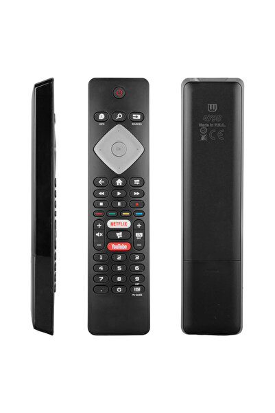 Philips 43PUS6554 - 50PUS6554/12 - 55PUS6554 NETFLIX-YOUTUBE TUŞLU LCD LED TV KUMANDA PH89