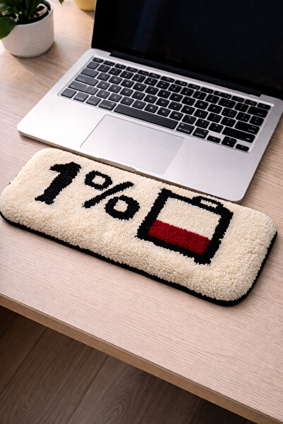 COLOSSEO El Yapımı Tafring Laptop Bilek Destek Halısı Bileklik Pad Kaymaz Tab...