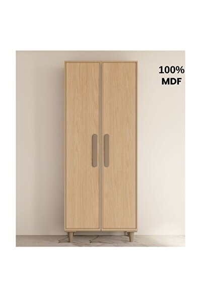 comiet Karanfil 2 Kapak Mdf Ayaklı Tasarım Gardırop