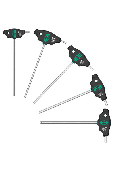 wera Set de șurubelnițe 454/5 HF SHK 1 set de șurubelnițe cu mâner în T Hex-P...