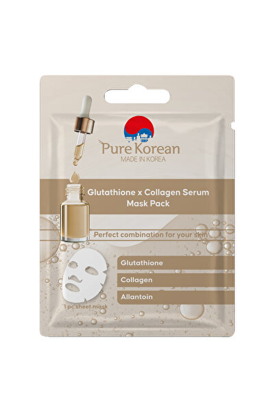PURE KOREAN Glutathione & Collagen Serum Maske