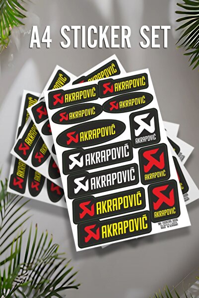 Biz Dijital Akrapovic A4 Etiket