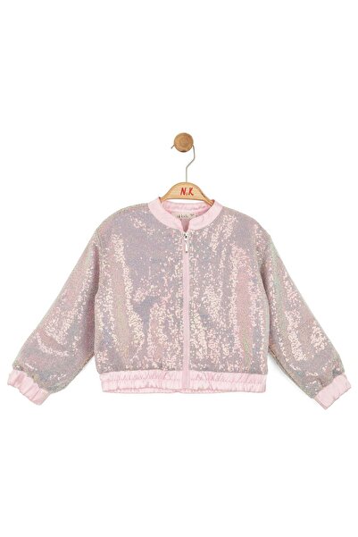 nk kids NK 31525-Payetli Ceket 4/8 PUDRA