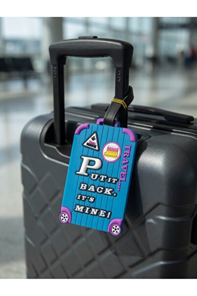 Natavanbutık Blue Luggage Tag |   Colorful Cute Luggage Accessory 🎒 💖 ✈️ 💼...