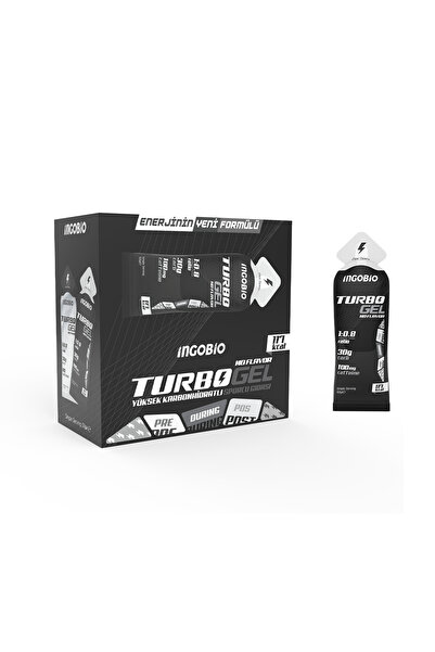 Ingobio TurboGel 1:0.8 + 100mg Caffeine Yüksek Karbonhidrat İçeren Aromasız K...