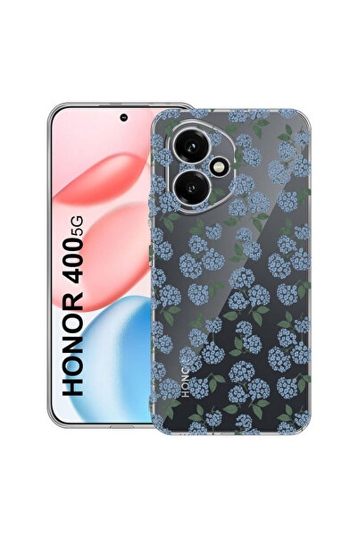 bestcase Противоударен калъф за Honor 400, Флорален - Десен с хортензии, 2041...