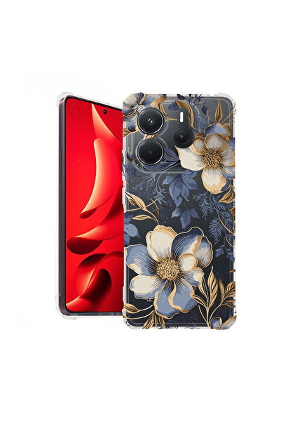 bestcase Противоударен калъф за Xiaomi Redmi Note 14 5G, Флорален - Калъф с ц...