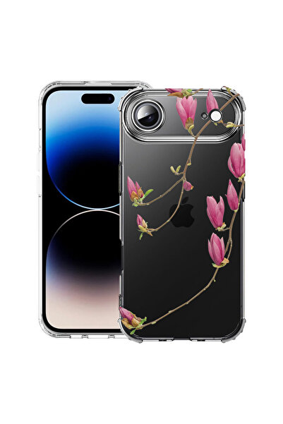 bestcase Husă Antișoc pentru Apple iPhone 17 Air, Florală - Orhidee Minimalis...