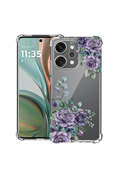 bestcase Αντικραδασμική Θήκη για OPPO Reno14 F / FS, Φλοράλ - Παστέλ Άνθος Τρ...