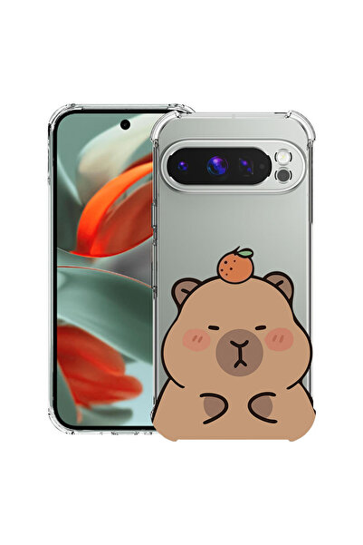 bestcase Husă Antișoc pentru Google Pixel 10 / Pixel 10 Pro, Capibara Drăguță...