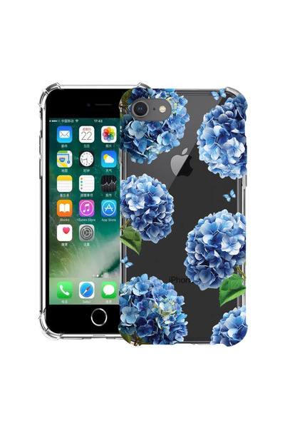 bestcase Husă Antișoc pentru Apple iPhone SE 3 / SE 2 / 8 / 7, Florală - Hort...
