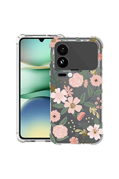 bestcase Αντικραδασμική Θήκη για Xiaomi 17 Pro, Φλοράλ - Σχέδιο Λωτού, 209999...