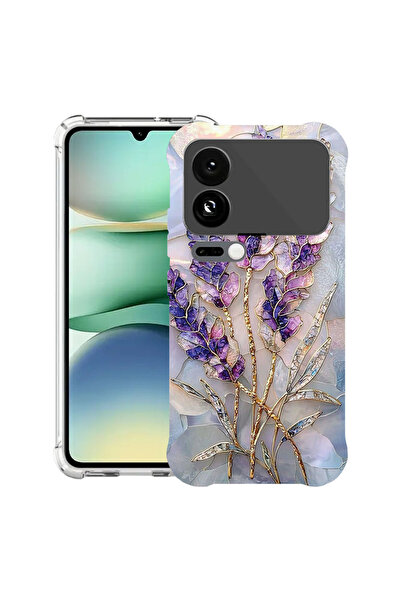 bestcase Husă Antișoc pentru Xiaomi 17 Pro, Florală - Hortensie Aurie, 209999...