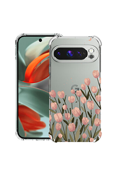 bestcase Husă Antișoc pentru Google Pixel 10 / Pixel 10 Pro, Florală - Lalea ...