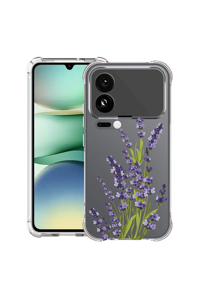 bestcase Αντικραδασμική Θήκη για Xiaomi 17 Pro, Φλοράλ - Πρεσαριστό Λεβάντα, ...