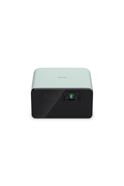 EPSON جهاز عرض ليزر ذكي صغير بشاشة LCD مقاس 150 بوصة، 1000 لومن، أخضر، EF-21G