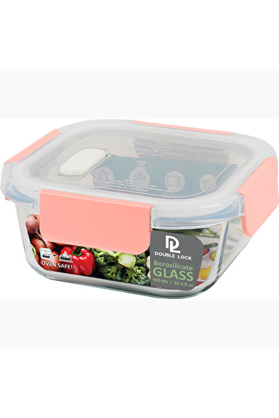 JCJ 900 ml Borosilicate Glass Food Container