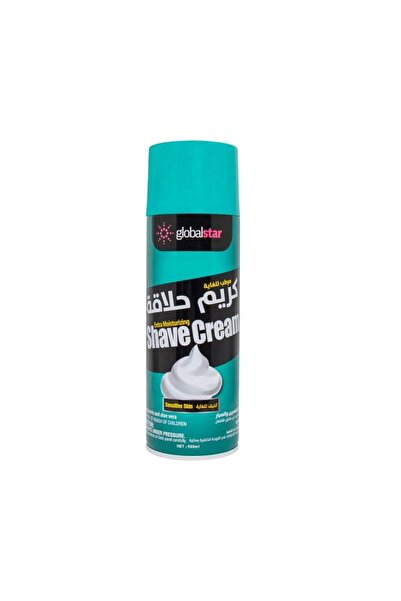 Globalstar Shaving Cream 400ml Men's Sensitive Skin Protection Natural Ingred...