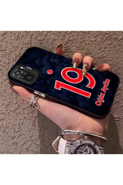 CHICASELUX Silicone Edge Hard Back Phone Case Compatible with Poco M5S Oğuz A...